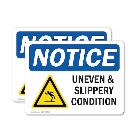 Signmission 12 in Height, 18 in Width, Vinyl Decal, Rectangle OS-2PACK-NS-D-1218-L-18763